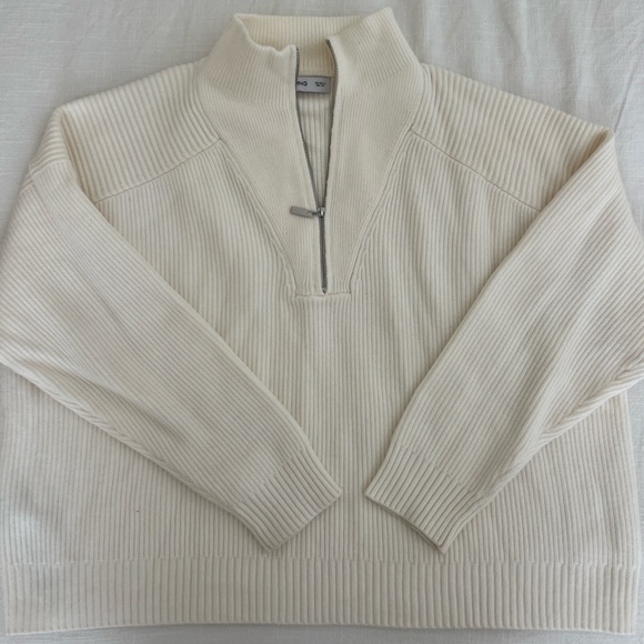 Mango Zip Knit Sweater - Picture 1 of 1